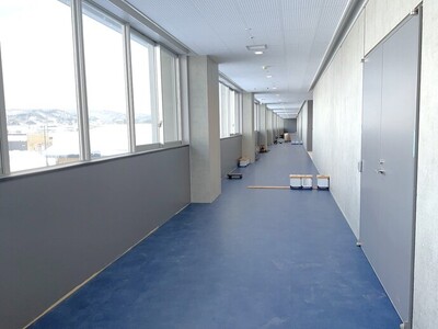 横手体育館建設状況