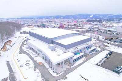 横手体育館建設状況