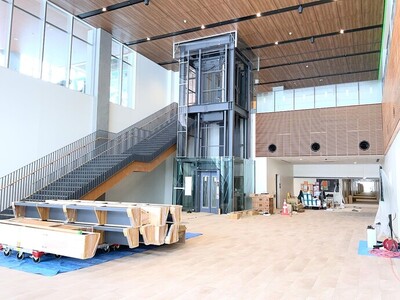 横手体育館建設状況