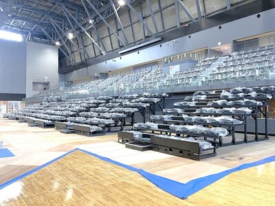 横手体育館建設状況