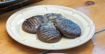 肉厚しいたけのハッセルバック風