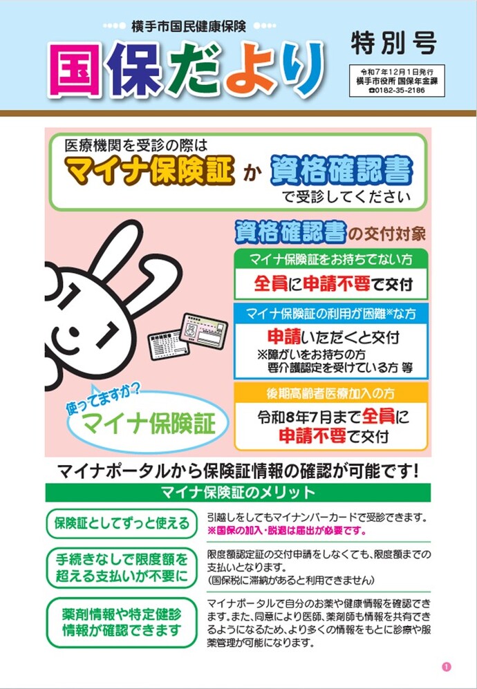 国保だより特別号