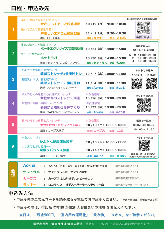 市内全戸配布チラシ(うら)