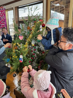 飾り付けの様子