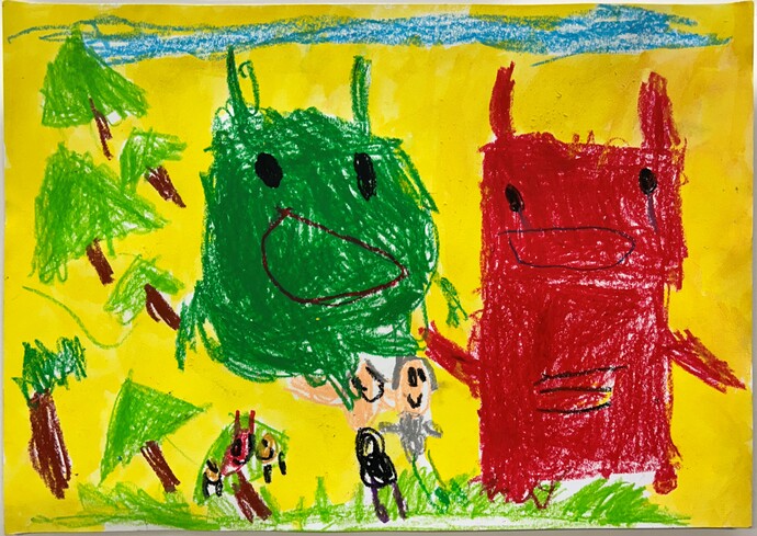 絵：みんな　なかよし