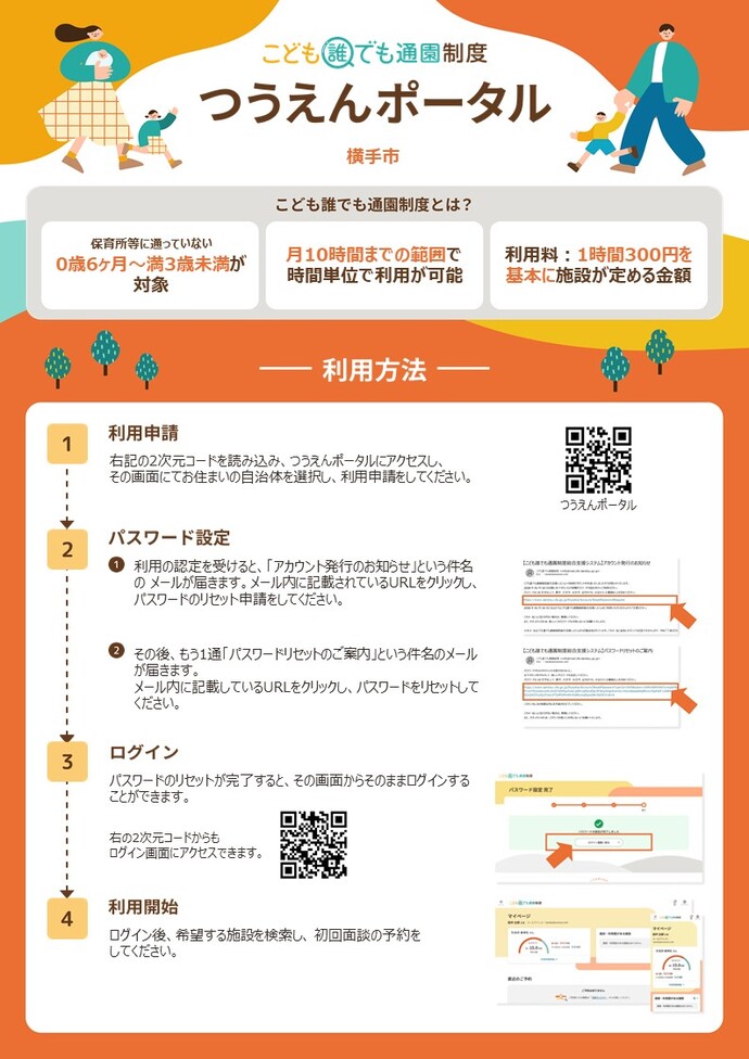 利用者向けリーフレット表面