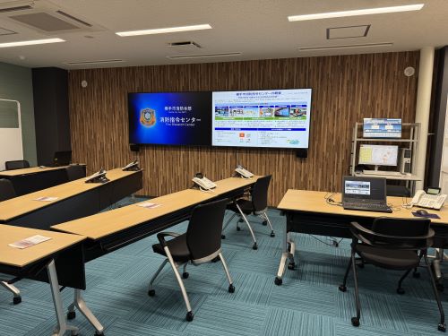 消防作戦室です