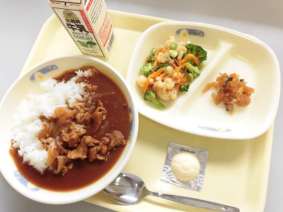 8月28日の給食の写真