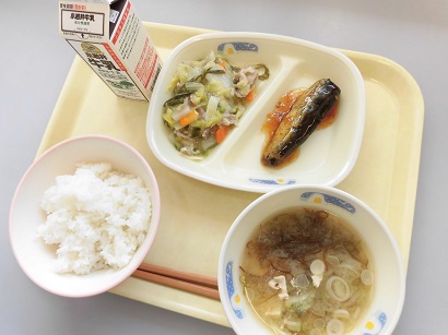 9月25日の給食の写真