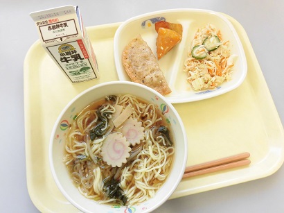 10月1日の給食の写真