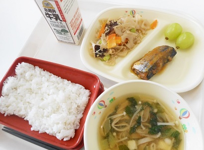 9月16日の給食の写真