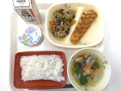 10月6日の給食の写真