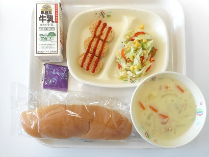 10月9日の給食の写真