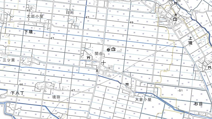 上境字谷地中